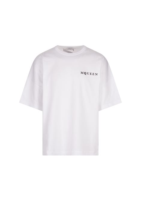 T-Shirt Oversize McQueen Bianca ALEXANDER MCQUEEN | 828434-QTADE0909